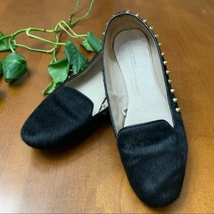 Zara Mohair Studded Shoes
